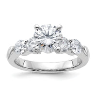 Thumbnail for 14kw 2 5/8ct. G H I True Light Moissanite Engagement Ring