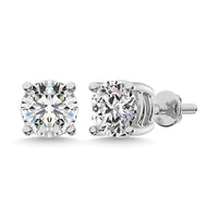 Thumbnail for 14K White Gold 2 Ct.Tw. Diamond Stud Earrings