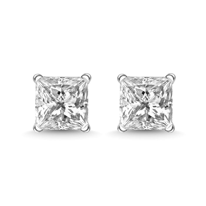 14K White Gold 1/3 Ct.Tw. Premium Diamond Stud Earrings