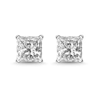Thumbnail for 14K White Gold 2/5 Ct.Tw. Premium Diamond Stud Earrings