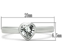 Thumbnail for Silver Heart Valentine's Ring