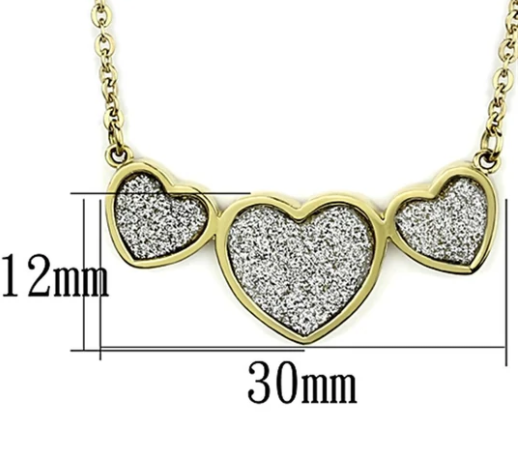 Triple Heart Necklace