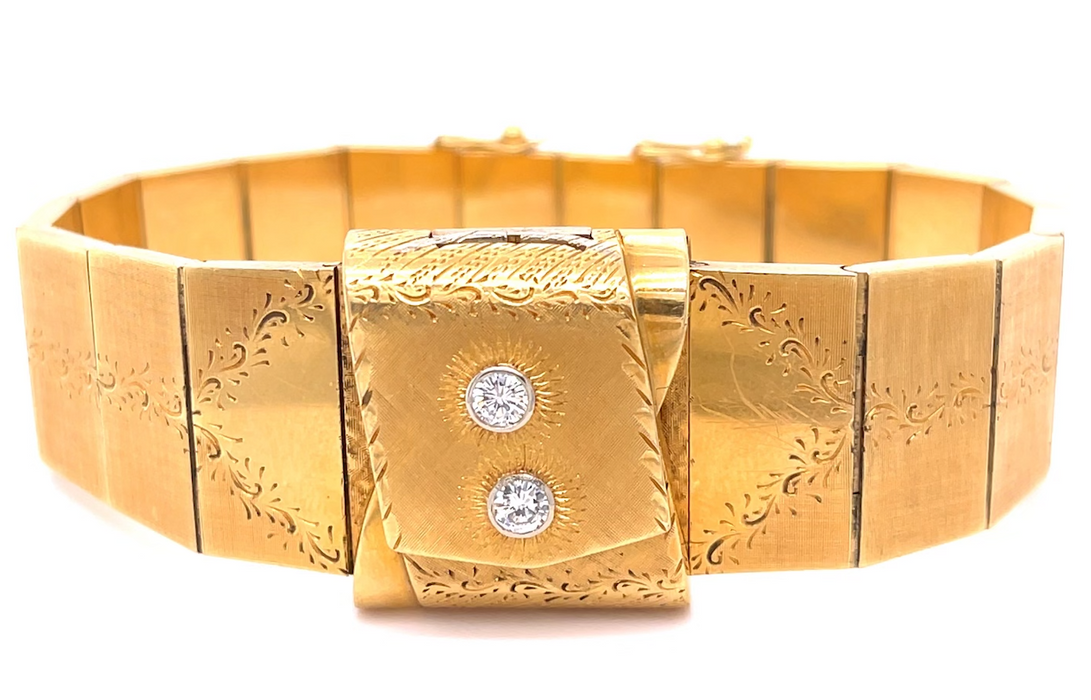 The Firenze 18 karat gold watch/bracelet