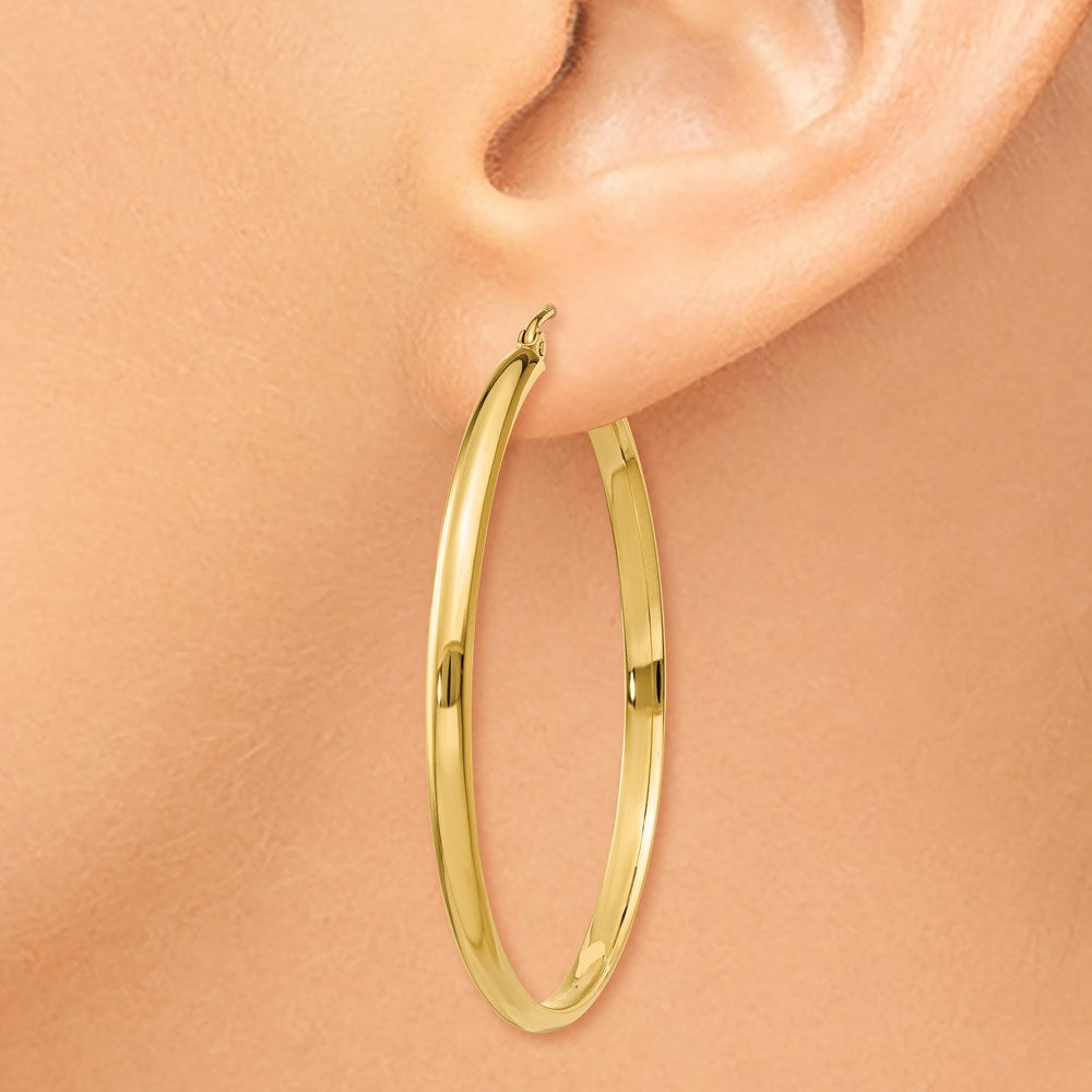 14k Polished Hoop Earring