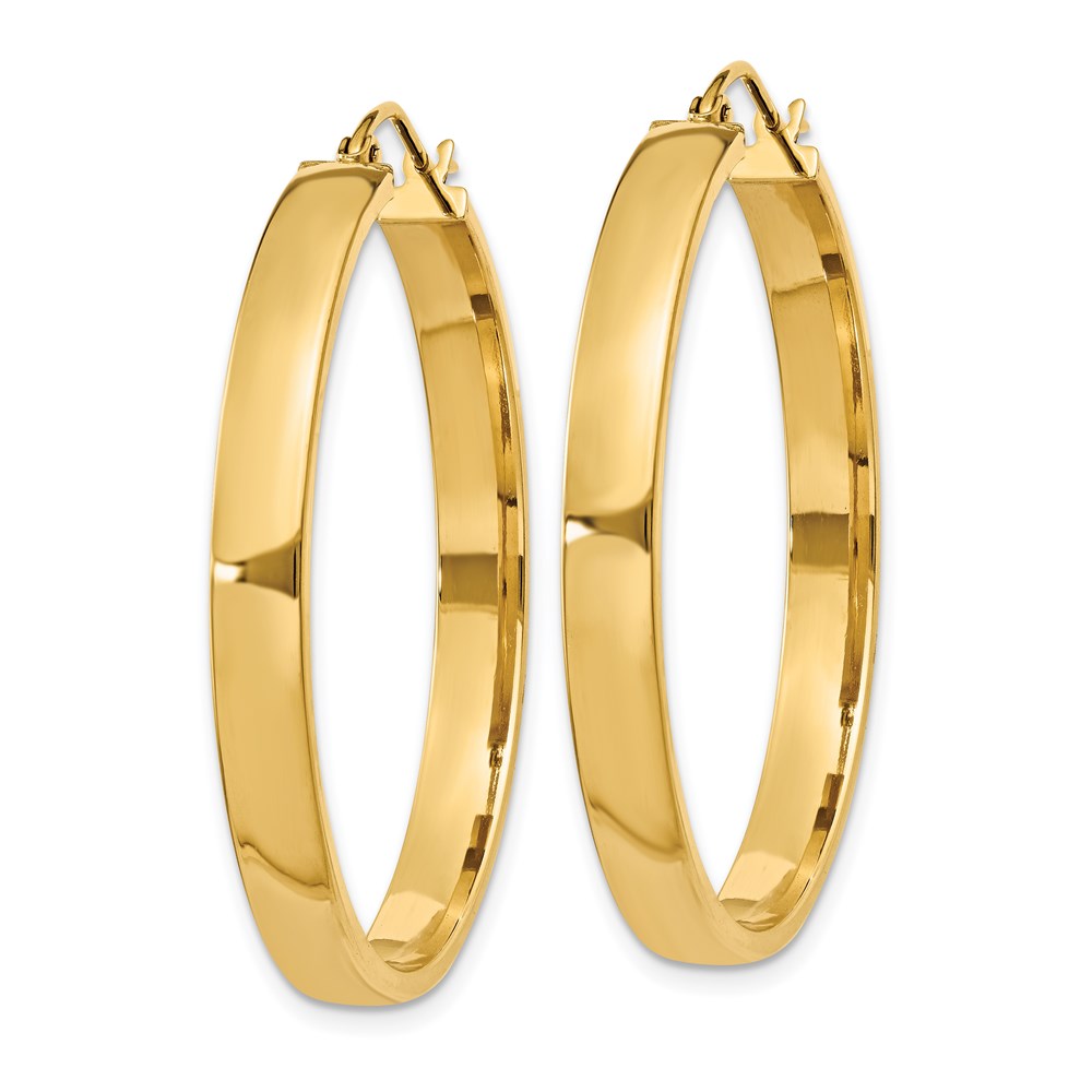 14k Polished Hoop Earring