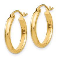 Thumbnail for 14k Round Tube Hoop Earrings