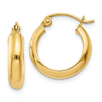 Thumbnail for 14k Round Tube Hoop Earrings