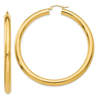 Thumbnail for 14k Polished 5mm Tube Hoop Earrings