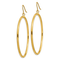 Thumbnail for 14k Tube Hoop Dangle Earrings