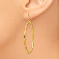 Thumbnail for 14k Tube Hoop Dangle Earrings