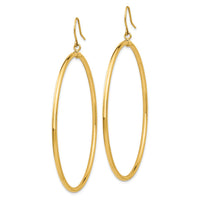 Thumbnail for 14k Tube Hoop Dangle Earrings