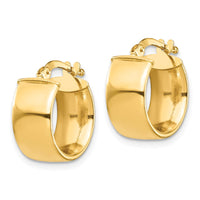 Thumbnail for 14k High Polished 7mm Hoop Earrings