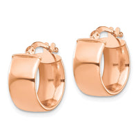 Thumbnail for 14k High Polished 7mm Hoop Earrings