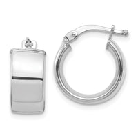 Thumbnail for 14k High Polished 7mm Hoop Earrings