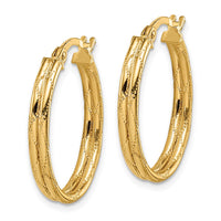 Thumbnail for 14K Yellow Gold Hoop Earrings