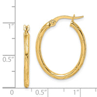 Thumbnail for 14K Yellow Gold Hoop Earrings