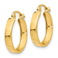 Thumbnail for 14k Polished 3mm Hoop Earrings