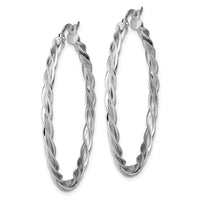 Thumbnail for 14K Polished Twisted 2.5mm Hoop Earrings