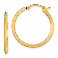 Thumbnail for 14K Polished Hoop Earrings