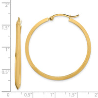 Thumbnail for 14K Polished Hoop Earrings