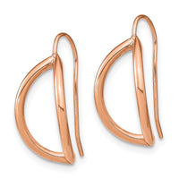 Thumbnail for 14k Half Circle Wire French Wire Earrings