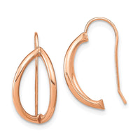 Thumbnail for 14k Half Circle Wire French Wire Earrings