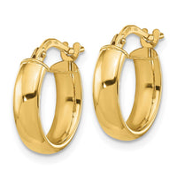 Thumbnail for 14k Polished 3.7mm Hoop Earrings