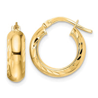 Thumbnail for 14K Polished Hoop Earrings