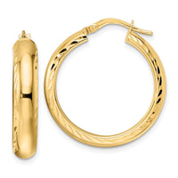 Thumbnail for 14K Polished Hoop Earrings