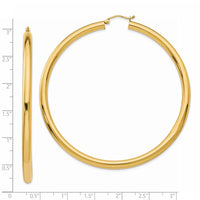 Thumbnail for 14k 4mm Hoop Earrings