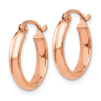 Thumbnail for 14k Rose Gold Hoop Earrings
