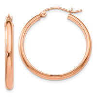 Thumbnail for 14k Rose Gold Hoop Earrings