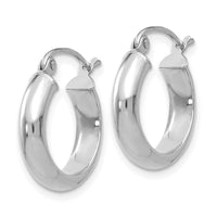 Thumbnail for 14k White Gold Hoop Earrings