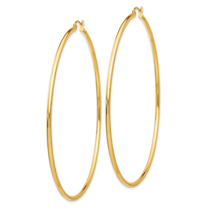 14k Lightweight Hoop Earrings