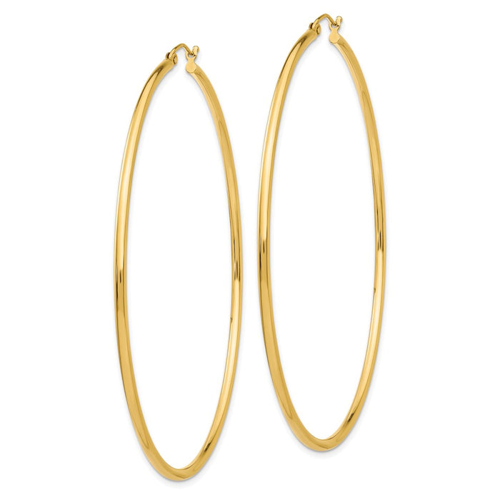 14k Lightweight Hoop Earrings