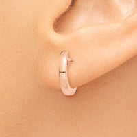 Thumbnail for 14K Rose Gold Hinged Hoop Earrings