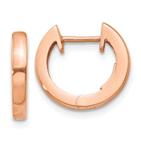 Thumbnail for 14K Rose Gold Hinged Hoop Earrings