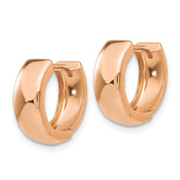 Thumbnail for 14K Rose Gold Hinged Hoop Earrings