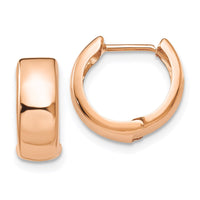 Thumbnail for 14K Rose Gold Hinged Hoop Earrings