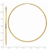Thumbnail for 14K Endless Hoop Earrings