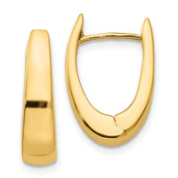 Thumbnail for 14k Polished Hinged Hoop Earrings