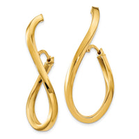 Thumbnail for 14K Polished Oval Post Earrings