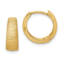 Thumbnail for 14K Textured Hoop Earrings