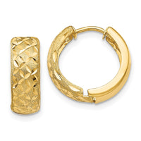 Thumbnail for 14k 5mm Hinged Hoop Earrings