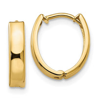 Thumbnail for 14k Polished Hinged Hoop Earrings