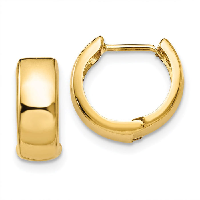 14k Hinged Hoop Earrings