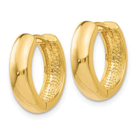 Thumbnail for 14k Round Hinged Hoop Earrings