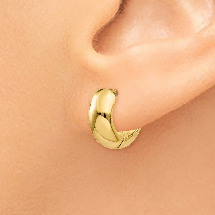 14K Hinged Hoop Earrings