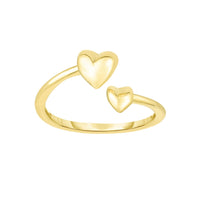 Thumbnail for 14K Gold Heart Bypass Toe Ring