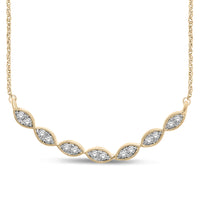 Thumbnail for 14K Yellow Gold 1/6 Ct.Tw. Diamond Stackable Necklace